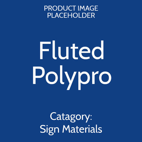 Fluted Polypro